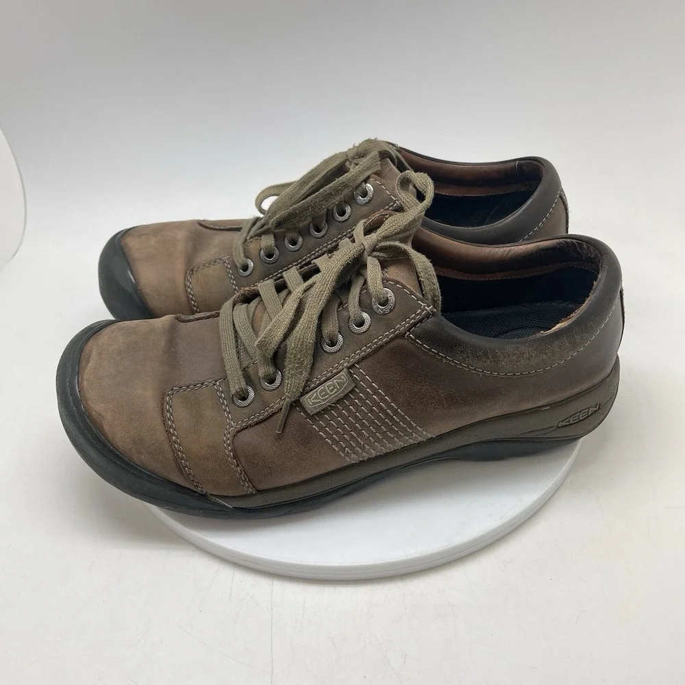 Keen Austin Leather Oxfords Mens 11.5 Brown‎ Outdoors Hiking Shoes 1019471